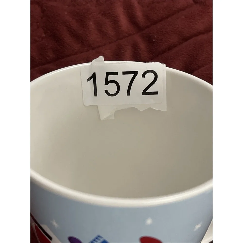 Starbucks 2011 Sledding Dog + Boy Design Ceramic Mug Winter Holidays